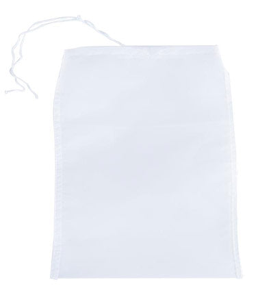 Mesh Media Bag / Filter sock with draw string 7in x 16 inch (200 micron)